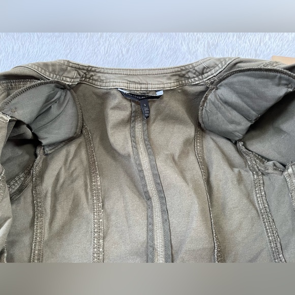 White House Black Market Distressed Military Style Utility Jacket - NWOT - Picture 10 of 11
